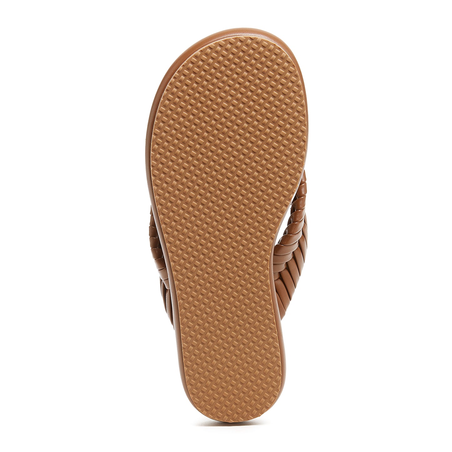 Kelsi Dagger Tidal Cognac Sandals - Woven Vegan Luxury