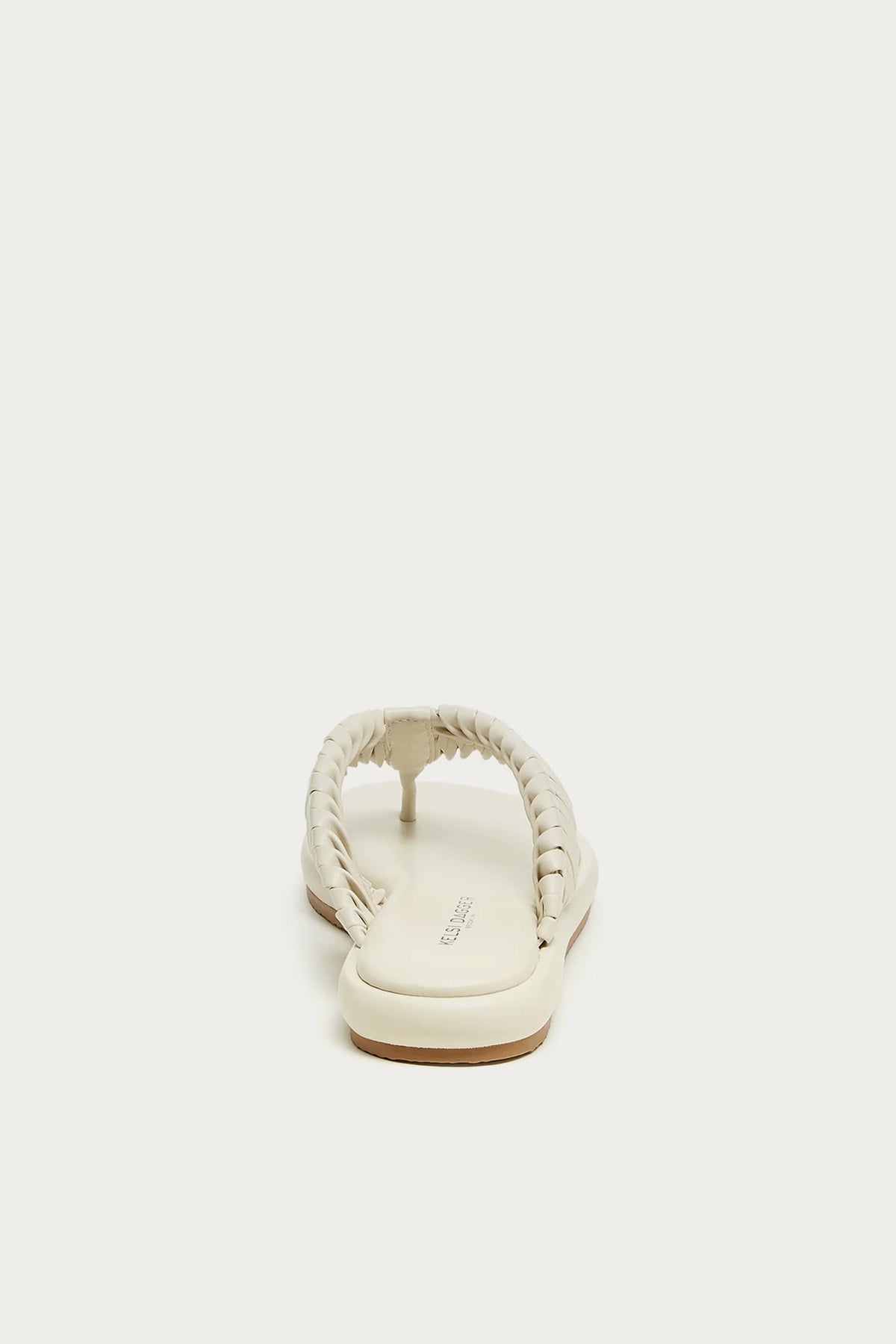 Tidal Shell Braided Thong Sandals