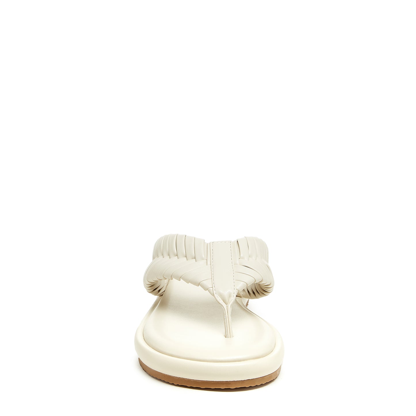 tidal shell braided thong sandals, interior comfort lining detail, Kelsi Dagger Brooklyn