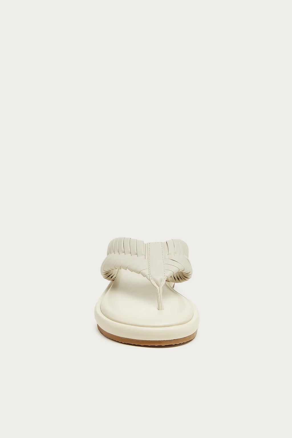 Tidal Shell Braided Thong Sandals