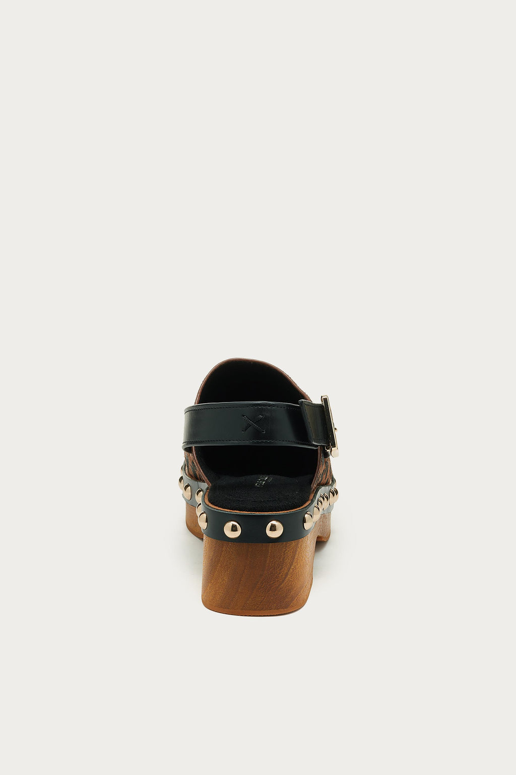 Warehouse Leopard Slingback Clog