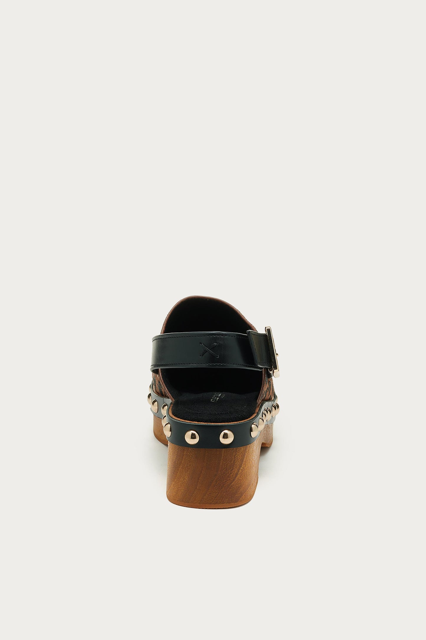 Warehouse Leopard Slingback Clog