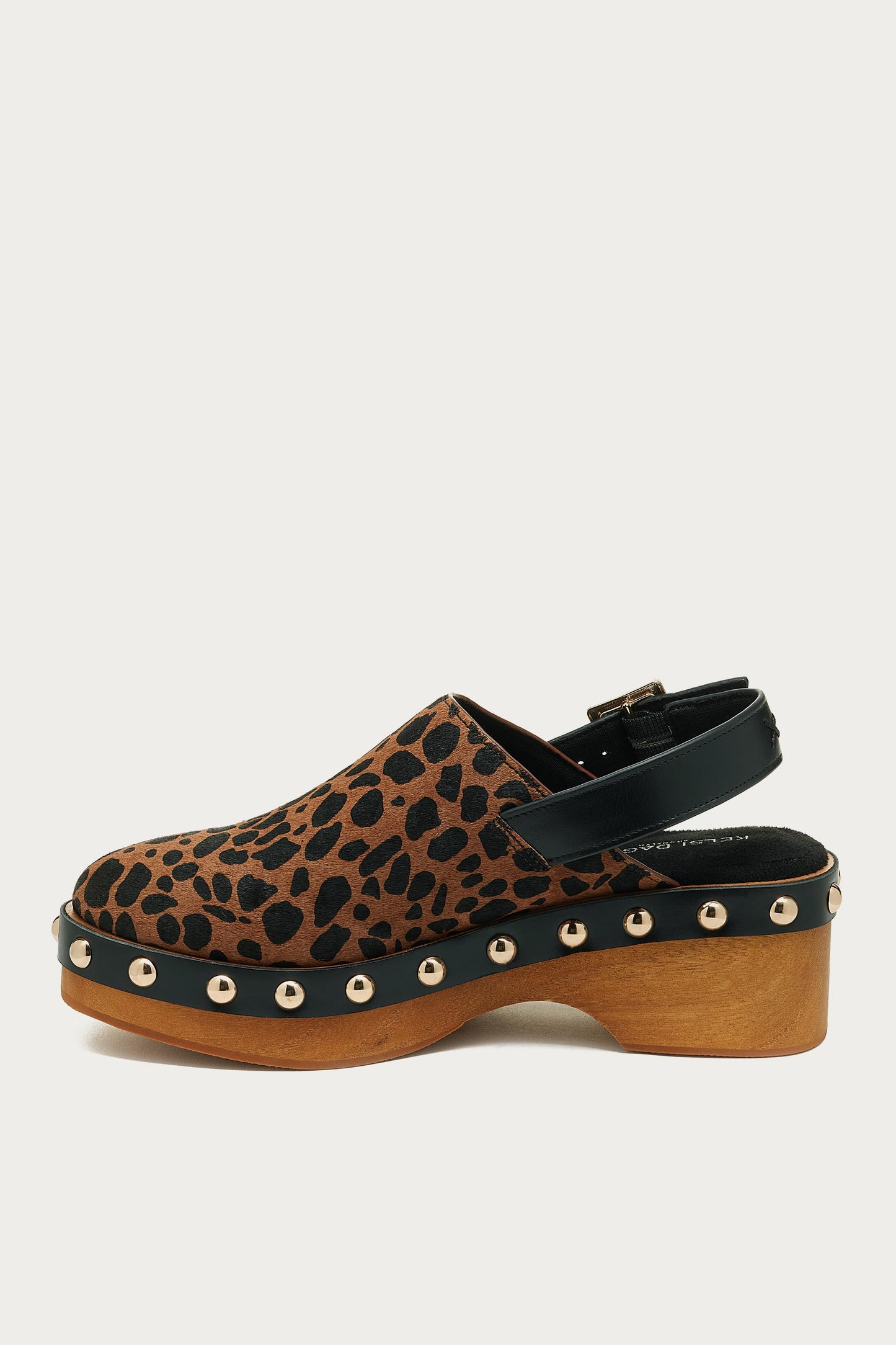 Warehouse Leopard Slingback Clog