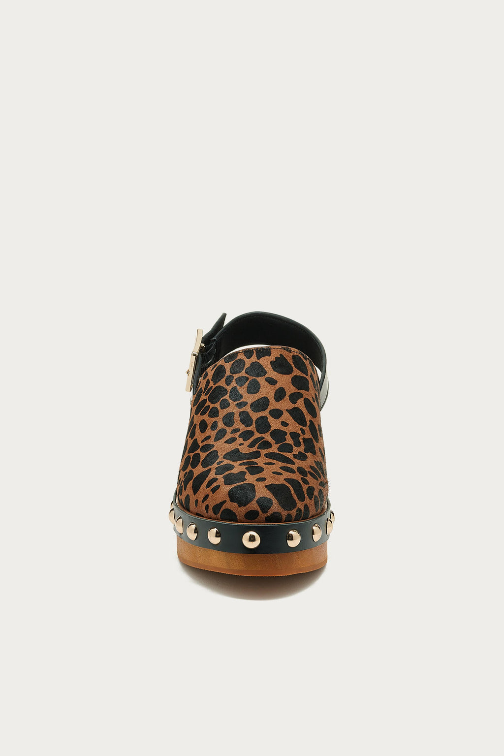 Warehouse Leopard Slingback Clog