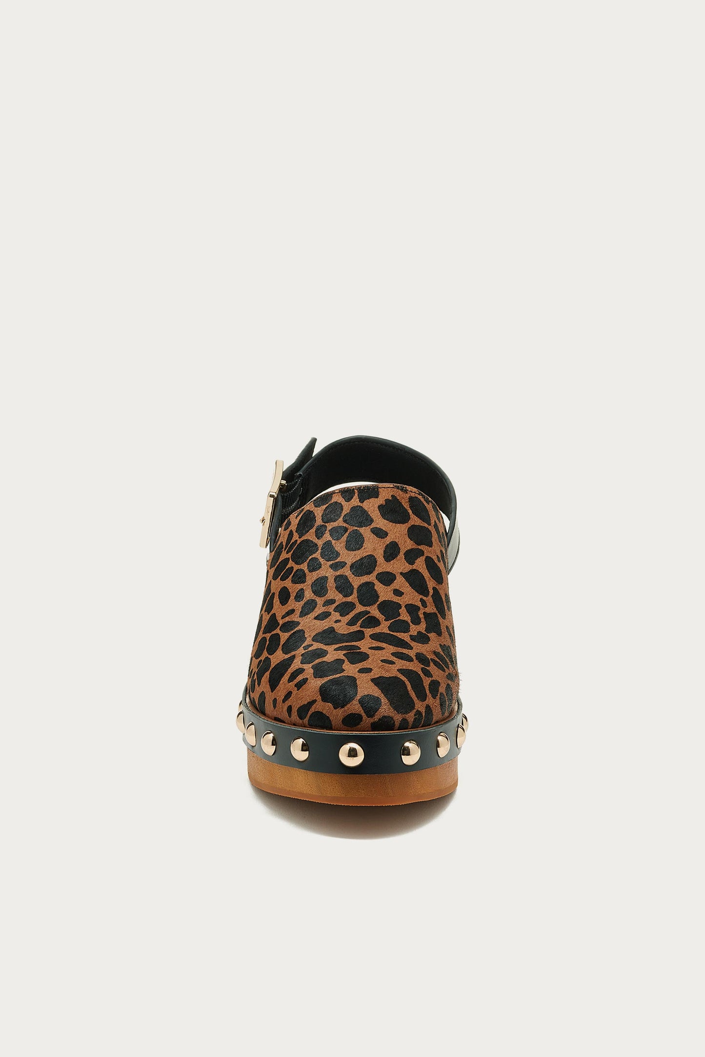 Warehouse Leopard Slingback Clog
