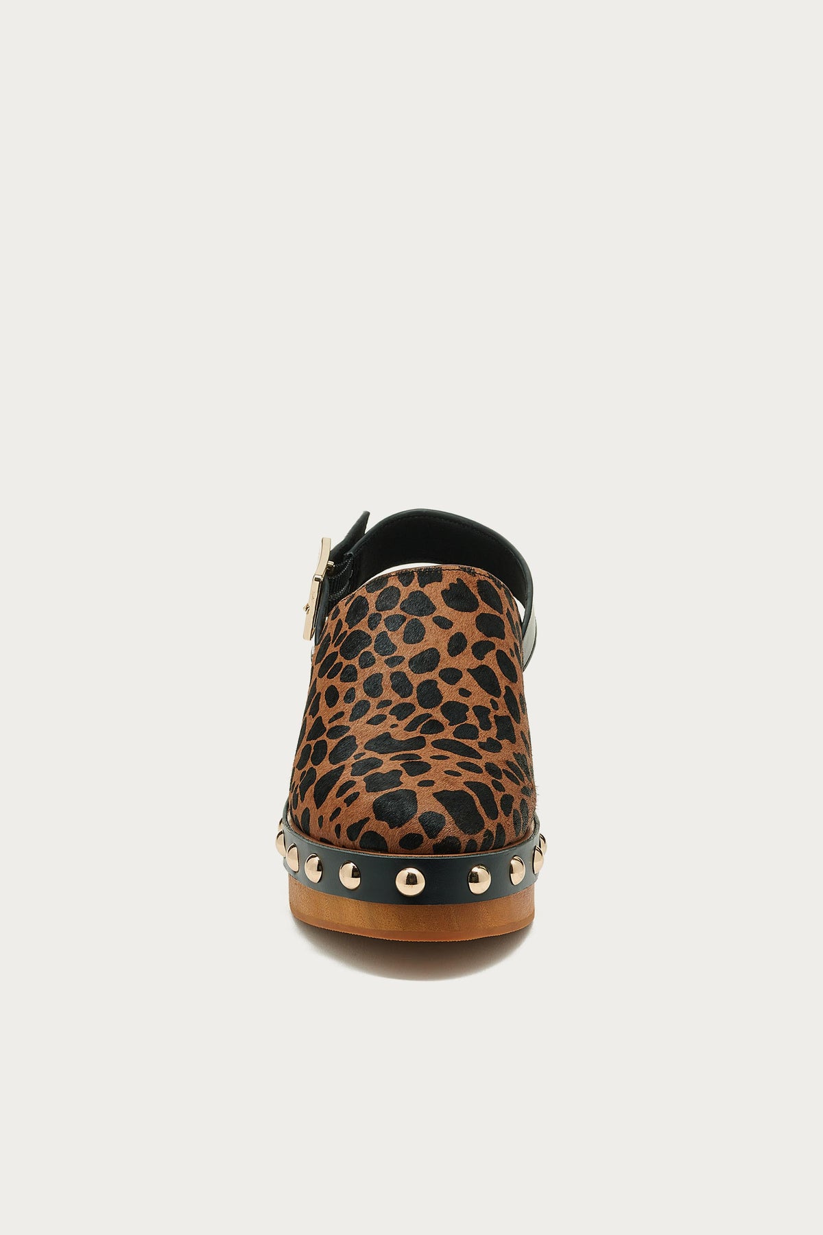 Warehouse Leopard Slingback Clog