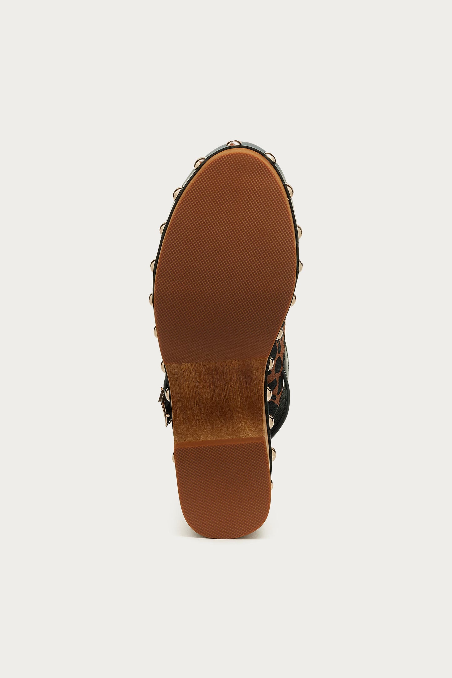 Warehouse Leopard Slingback Clog