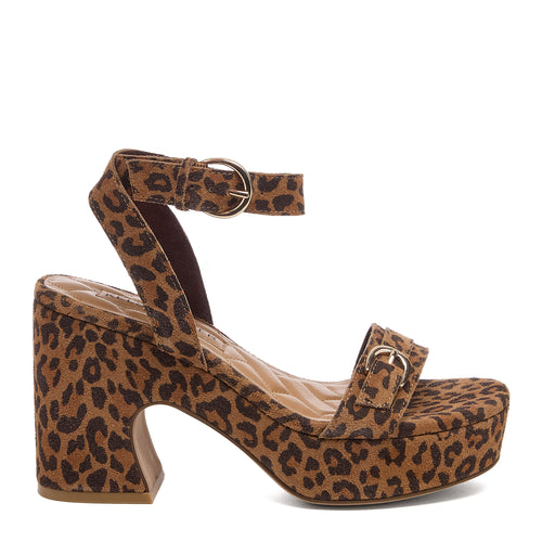 Wendy Leopard Suede Heel