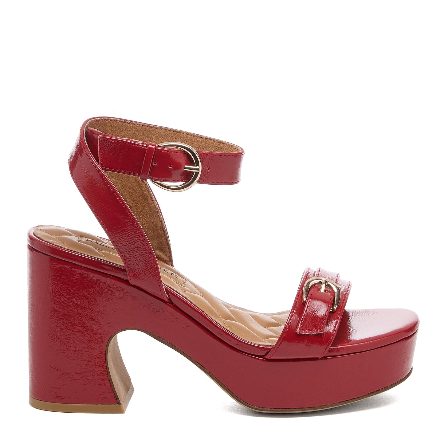 Wendy Crimson Leather Heel