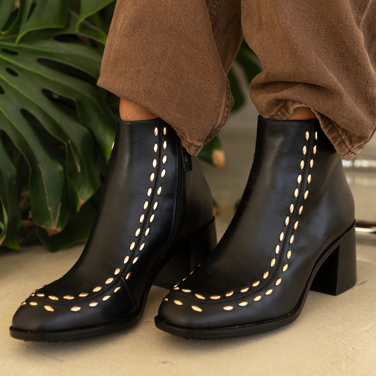 Ignite Black Heel Booties
