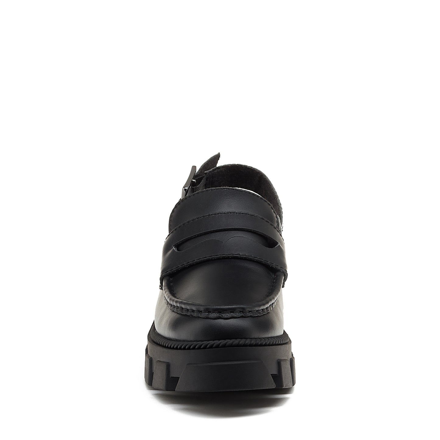 Bowery Black Lug Sole Loafer