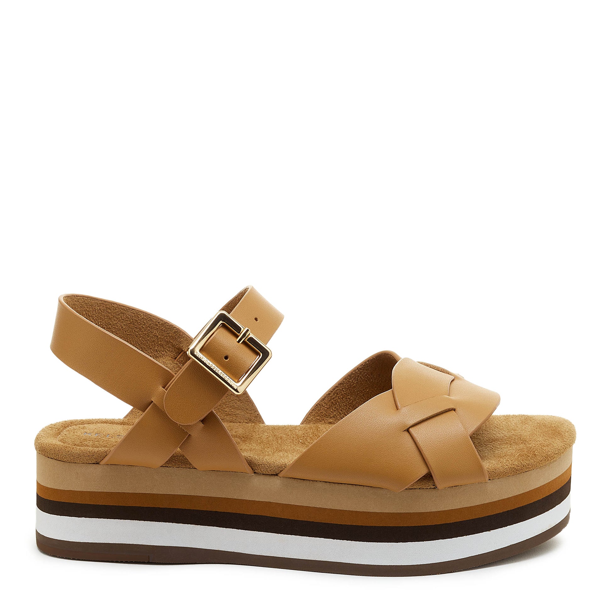 Kelsi Dagger BK® Breeze Tan Tricolor Platform Sandal