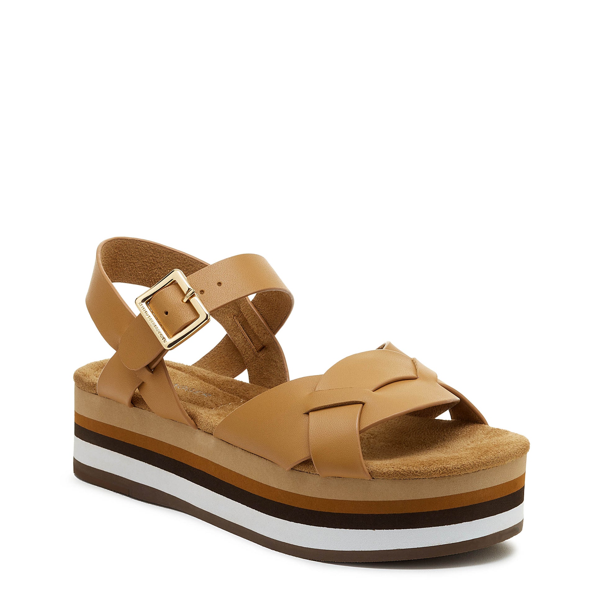 Kelsi Dagger BK® Breeze Tan Tricolor Platform Sandal