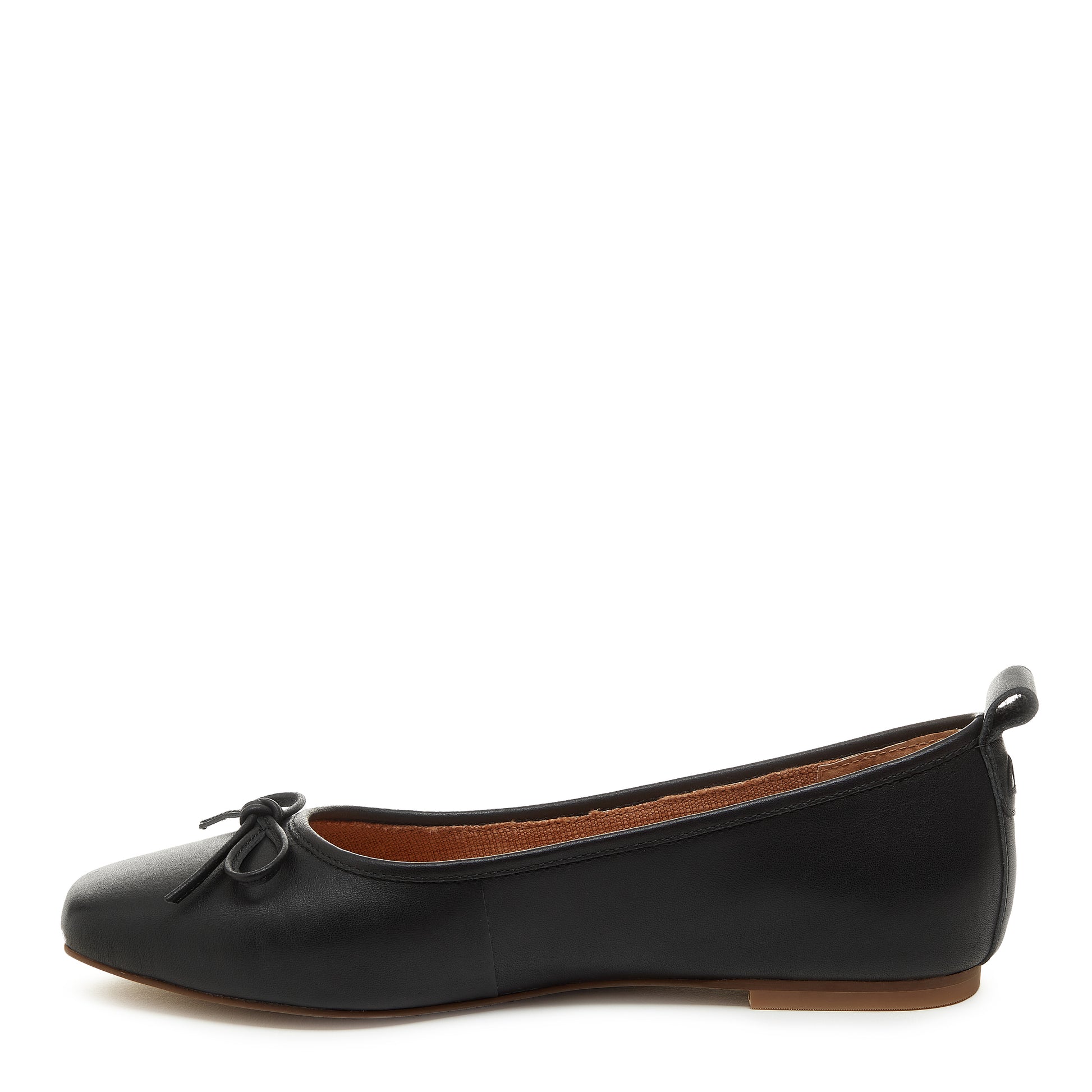 Leather ballet flats