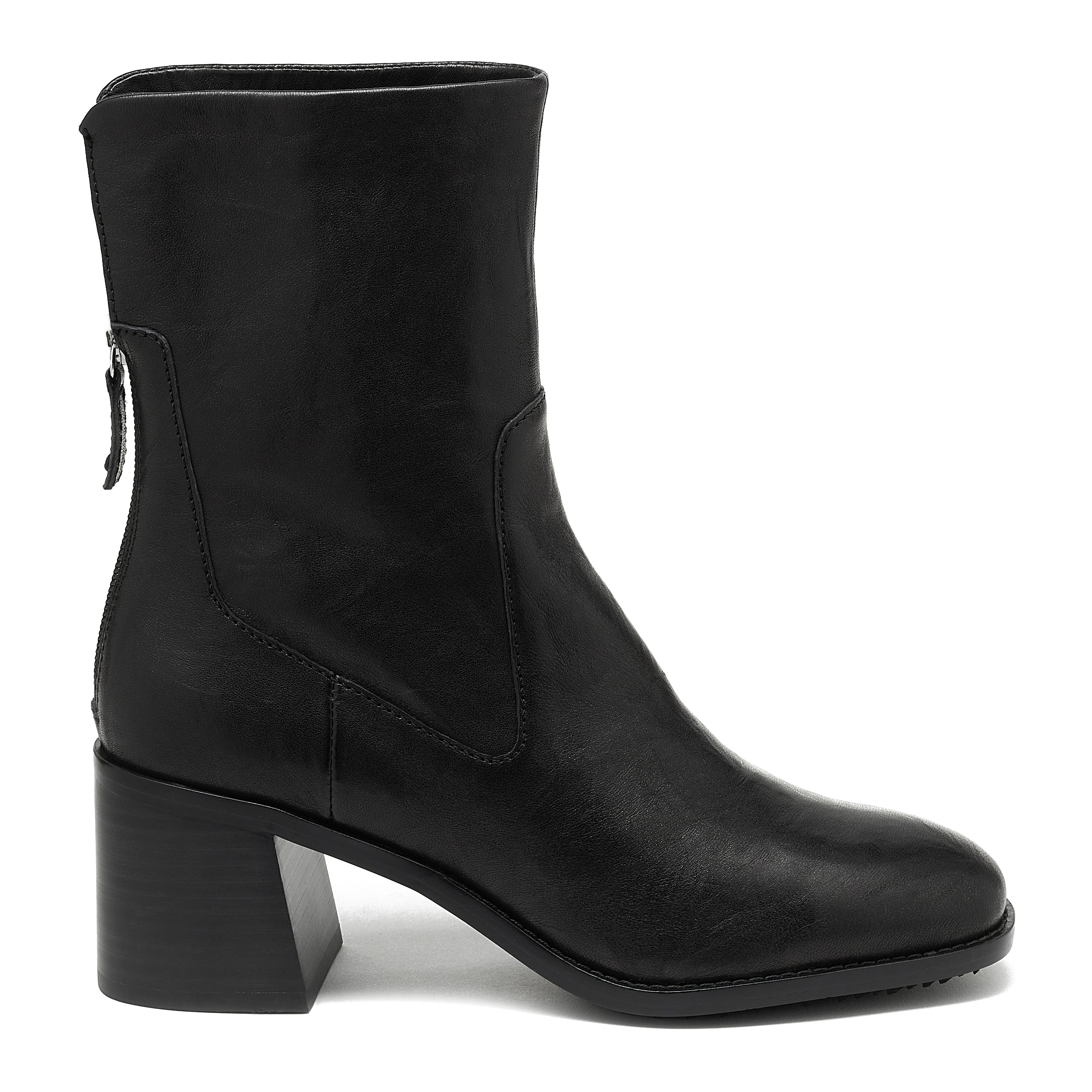 PEERAGE Ronda Women's Wide Width Leather Dress Booties