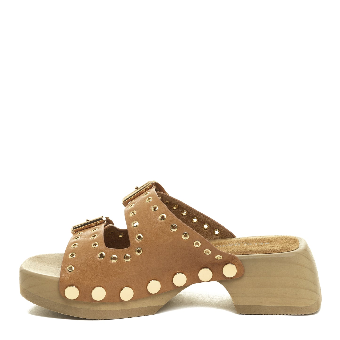 Jolt Tan Clog Sandals