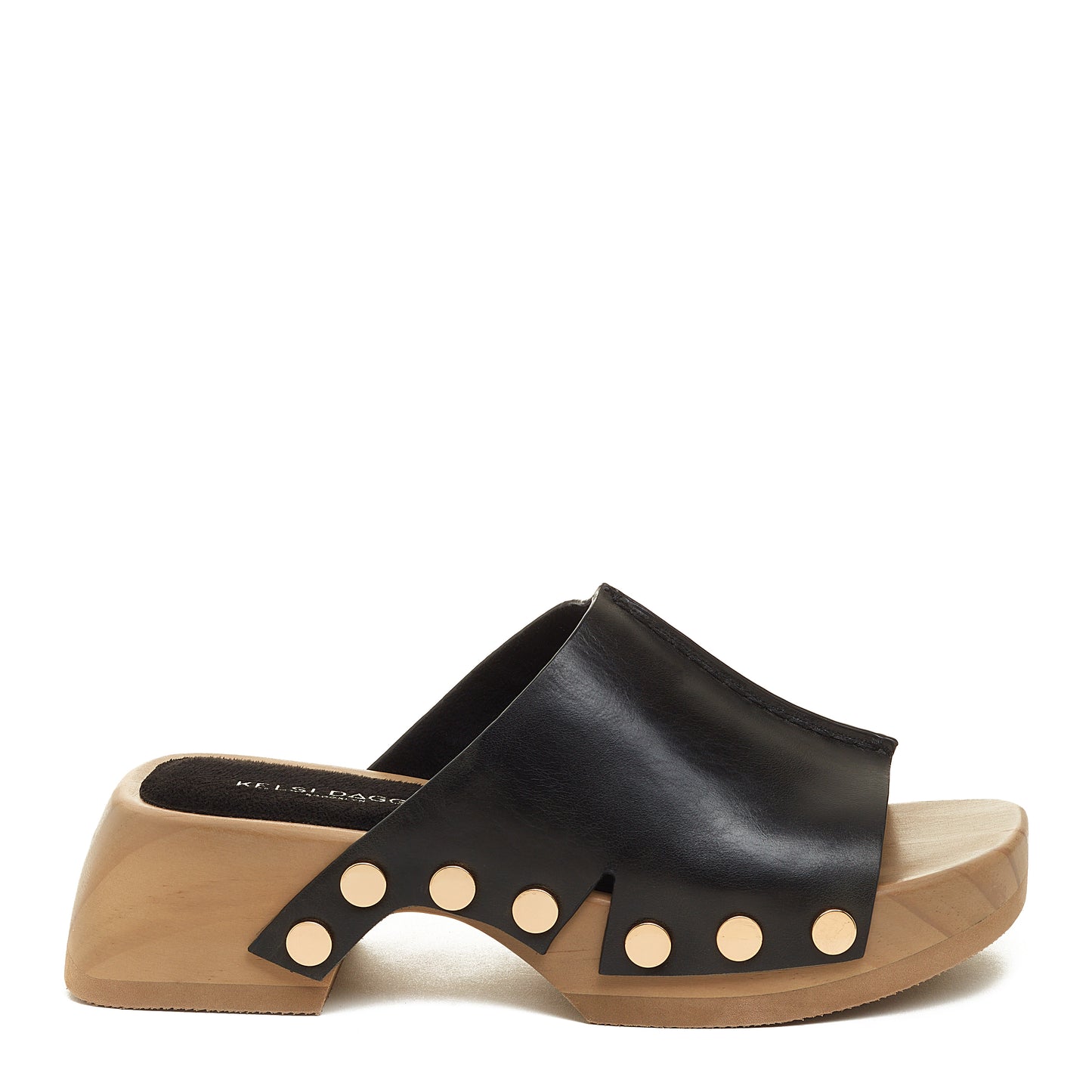 Women's June Black Clog Sandal