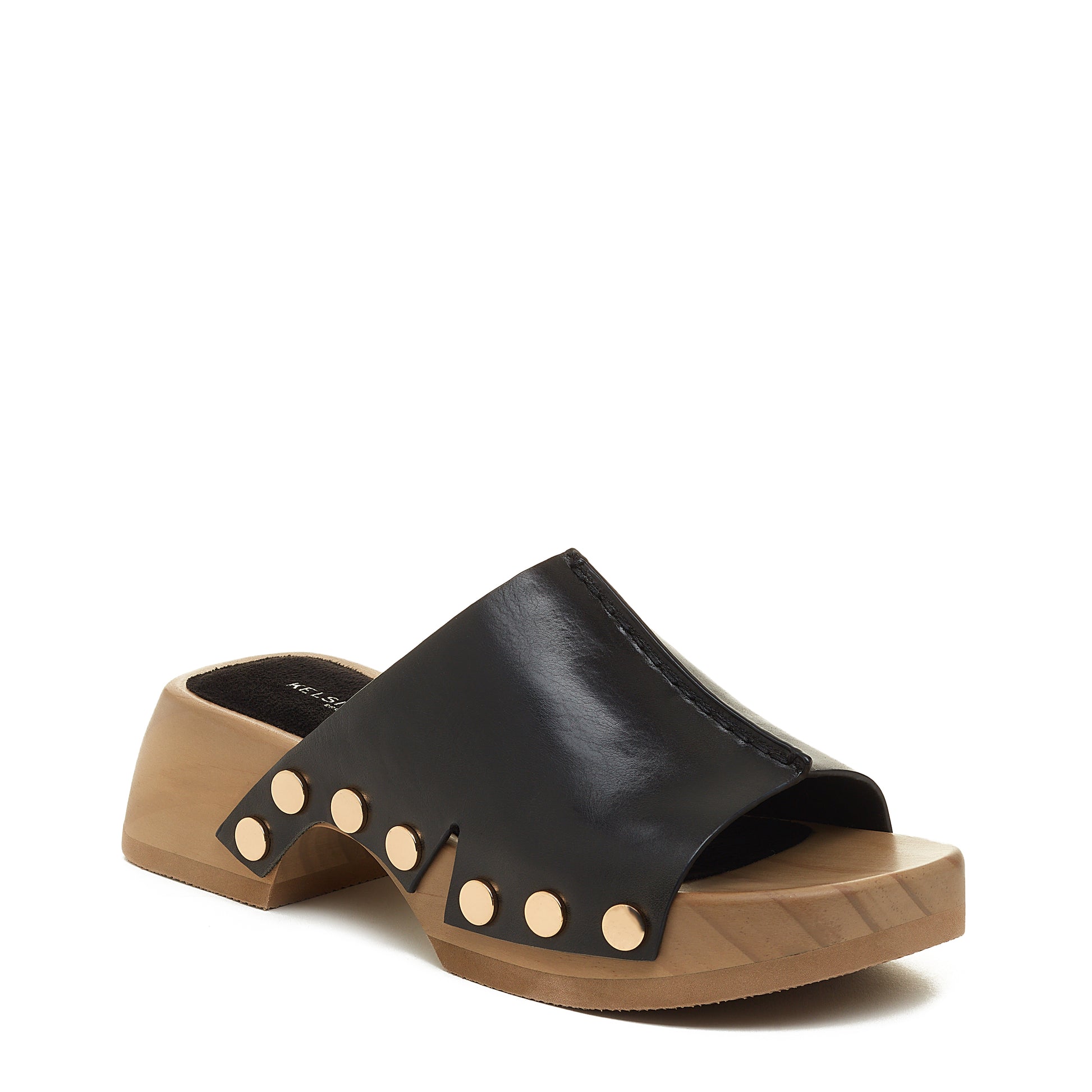Women's June Black Clog Sandal