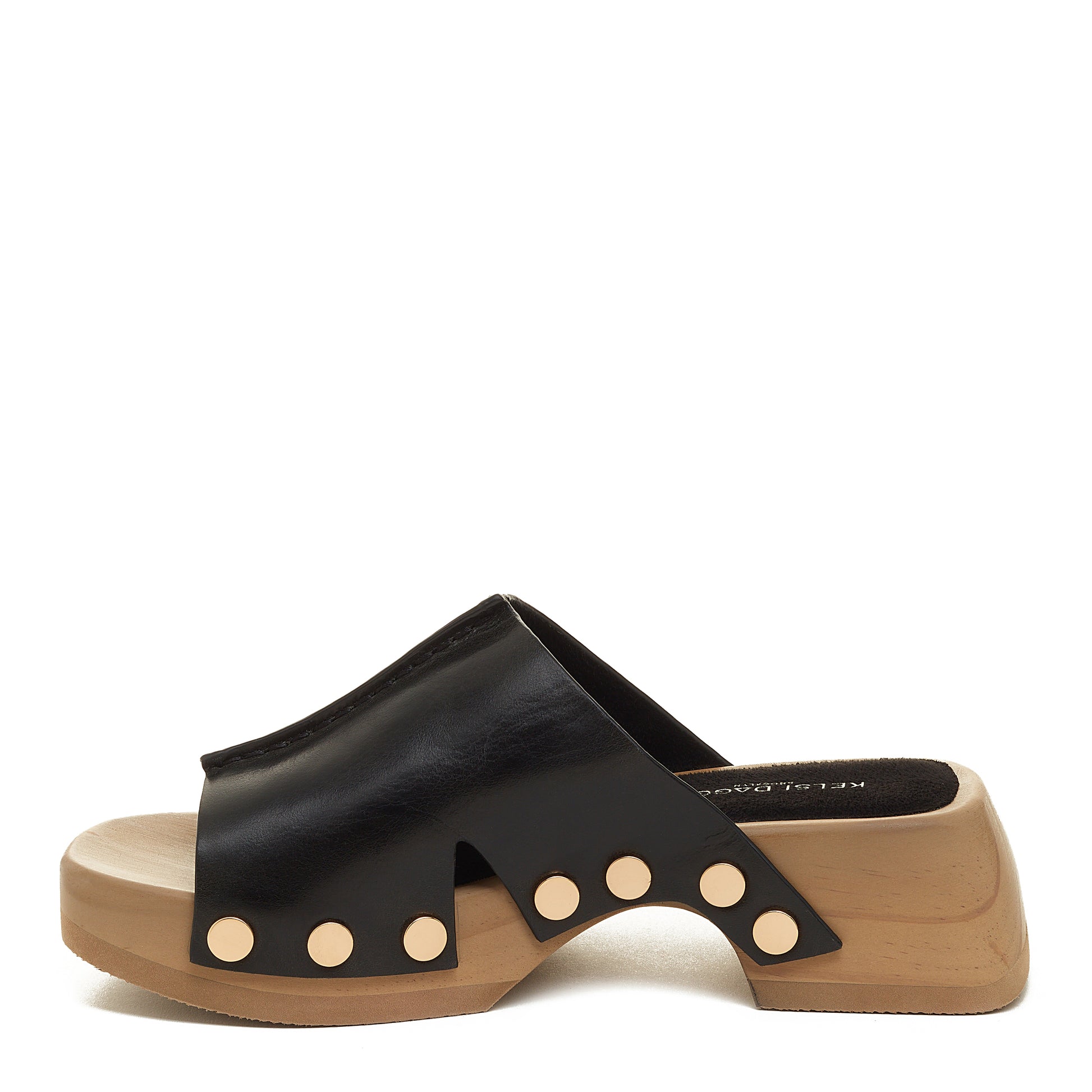 Women's June Black Clog Sandal