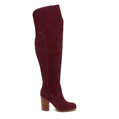 Logan Black Over The Knee Boot Kelsi Dagger BK