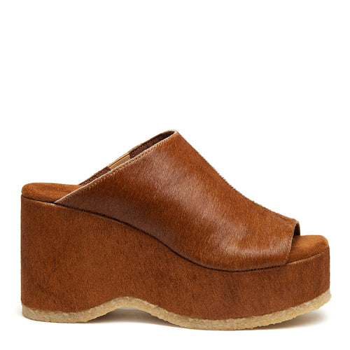 Rowan Hickory Platform Sandals