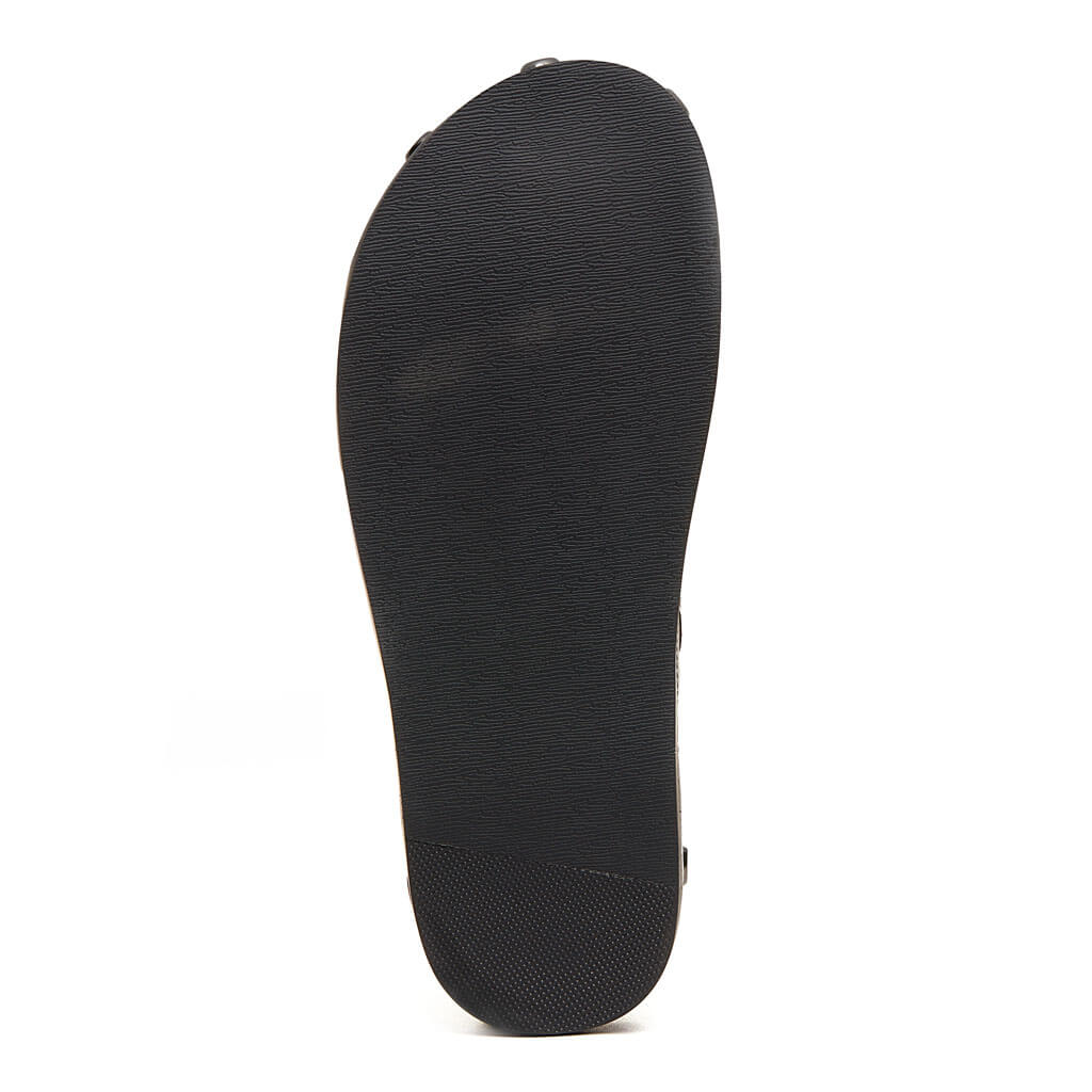 Squish Black Stud Slide Sandal