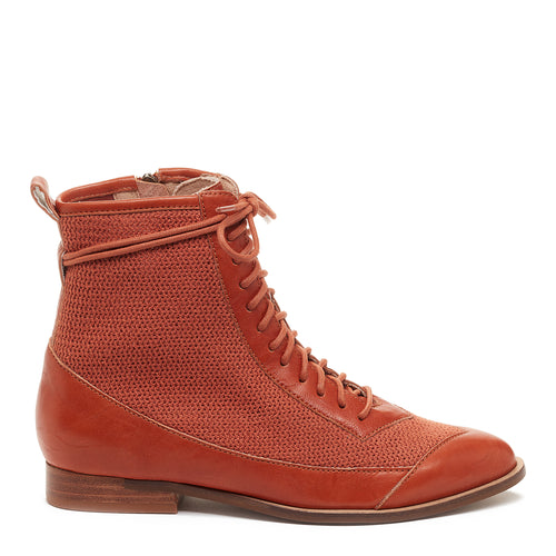 Story Spice Leather Bootie