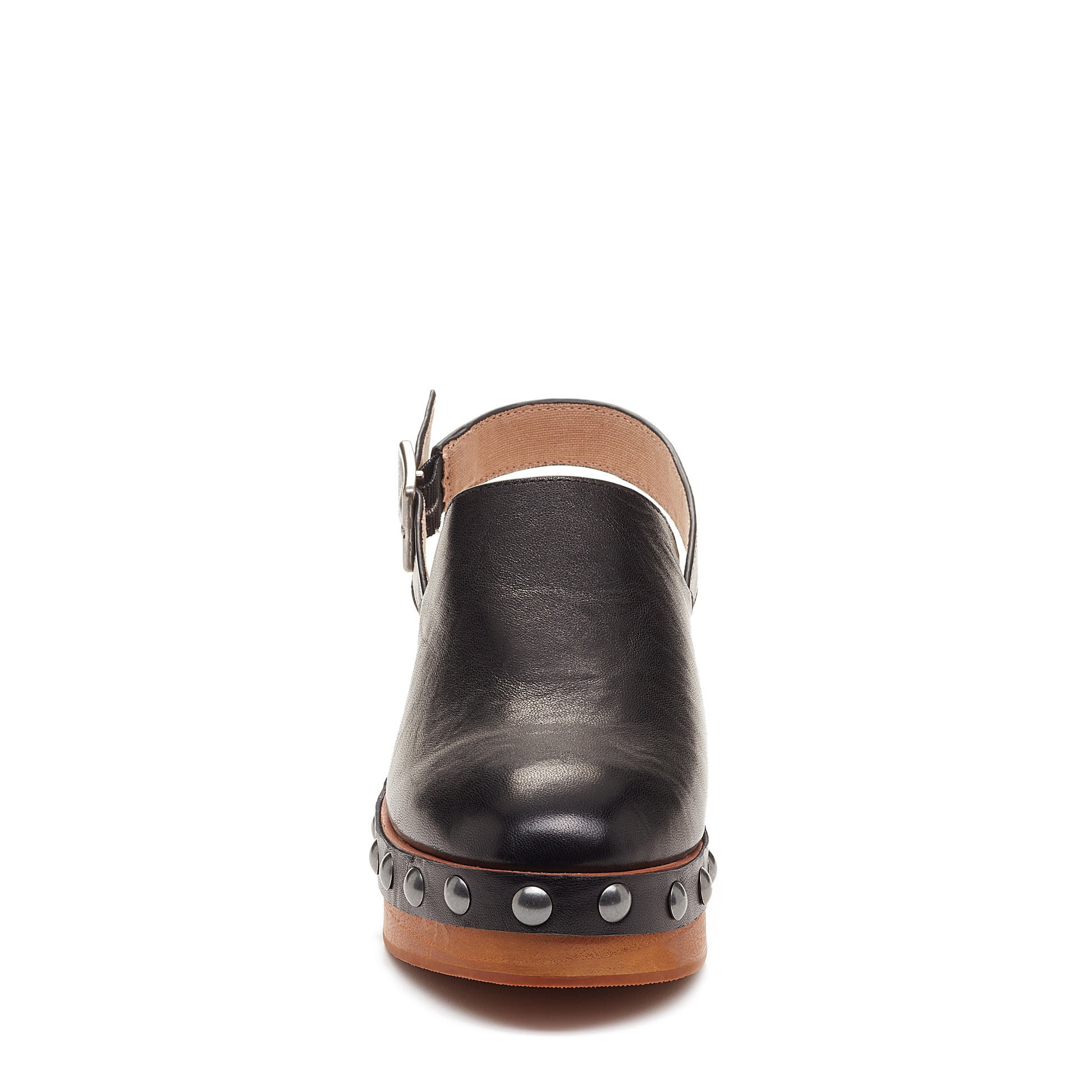 Warehouse Black Leather Clog by Kelsi Dagger BK®